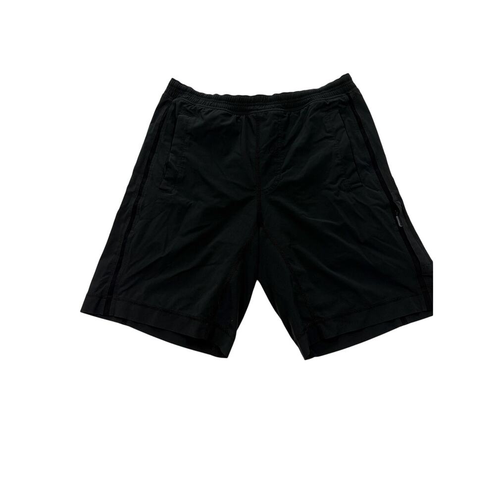 Lululemon Athletica Men’s Black Lined Running Shorts Size Small Zip Pocket